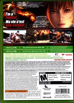 Xbox 360 Dead or Alive 5 Back CoverThumbnail